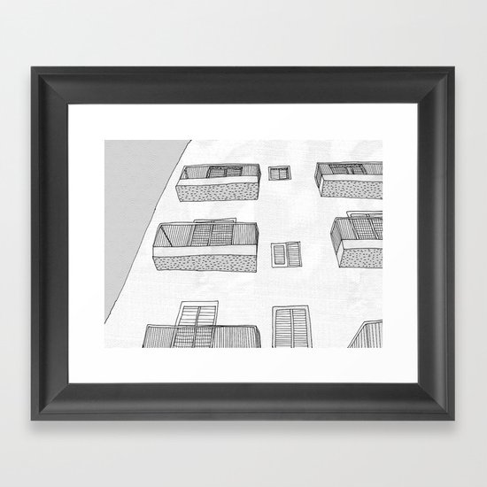 Looking Up Framed Art Print
