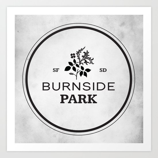 Burnside Park Art Print