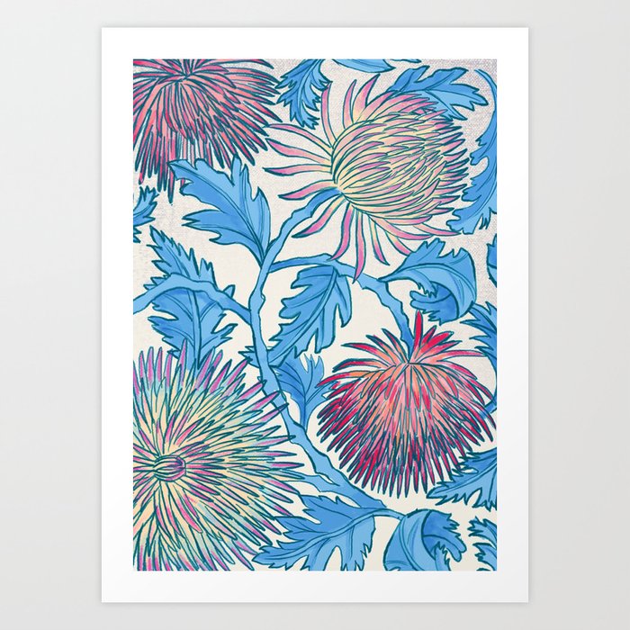 Candied Chrysanthemum Art Print