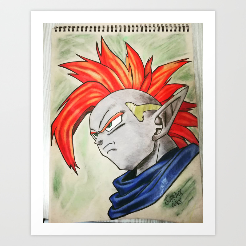 Tapion Dragonball Z Art Print By Juprinxart Society6