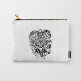 This goodbye is not forever Sympathy  - Zentangle Illustration Carry-All Pouch