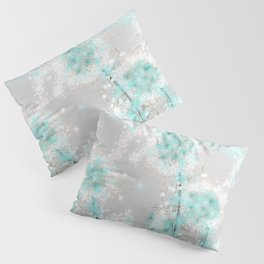 Dandelions in Turquoise Pillow Sham