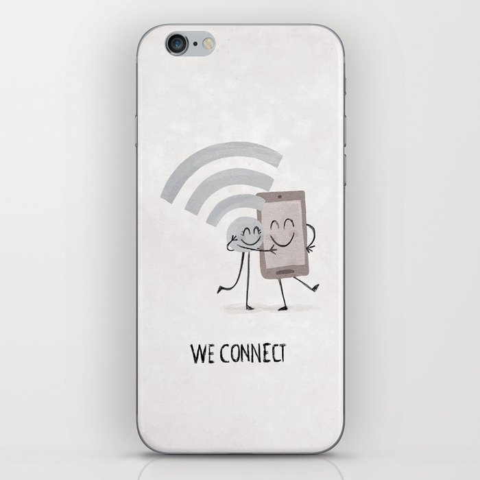 We Connect iPhone Skin