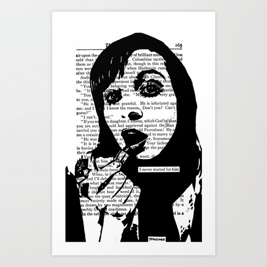 I Never Waited For Him Art Print