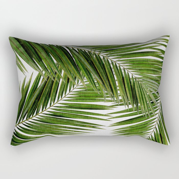 Palm Leaf III Rectangular Pillow
