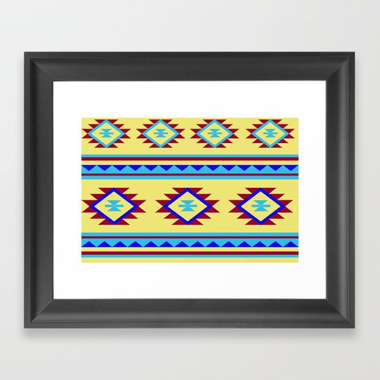 Azteca Framed Art Print