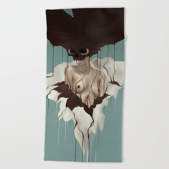 Death By Chocolate Beach Towel