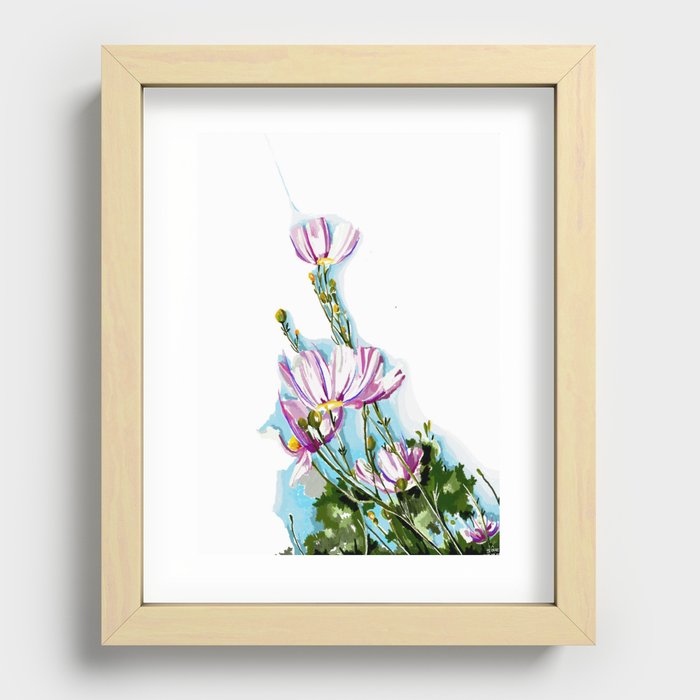 Floral Orchestra #02 [Cosmos] Recessed Framed Print