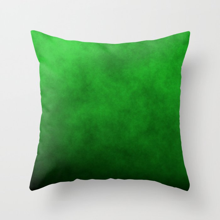 Monster Green Mad Scientist Laboratory Fog Throw Pillow