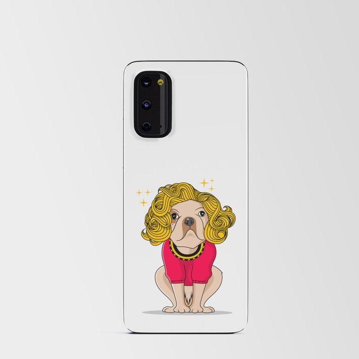 Cute Wig Dog Android Card Case