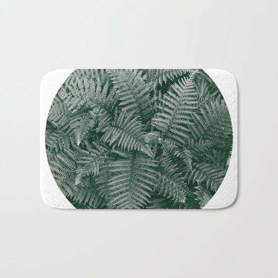 Fern Leaves Bath Mat