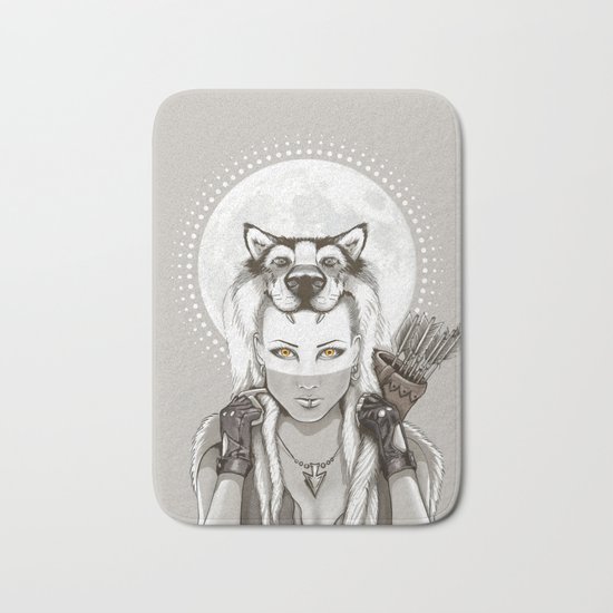 Fear Makes the Wolf... Bath Mat