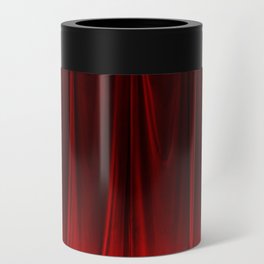 Theater red curtain and neon lamp around border Can Cooler