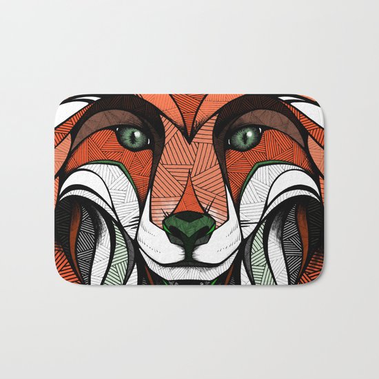 Fox // Colored Bath Mat
