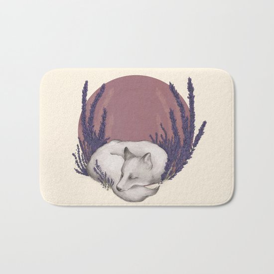 Fox & Lavender Bath Mat