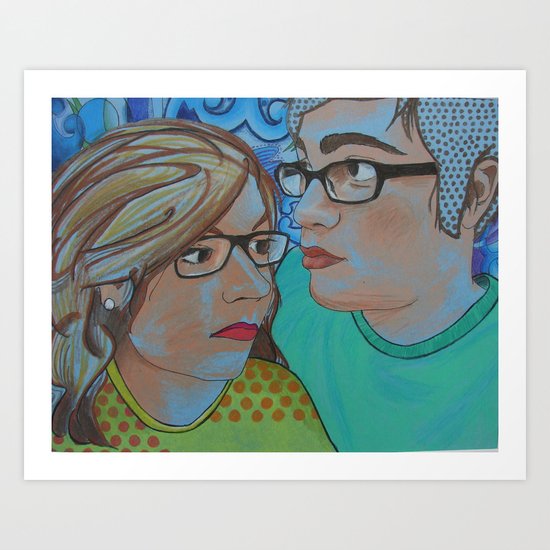 Derek and Alter Ego Art Print