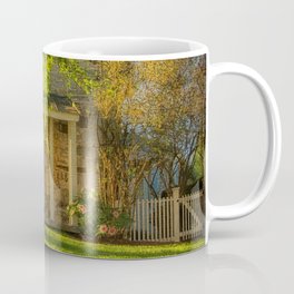 The Stone Cottage On A Spring Evening Coffee Mug