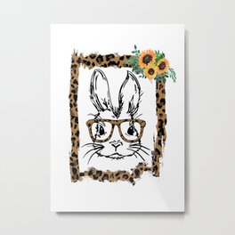 Easter Bunny Metal Print | Egg, Graphicdesign, Travel, Valentine, Friend, Love, Sunflower, Boyfriend, Trend, Outdoor 