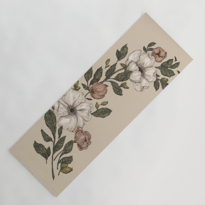 Floral Laurel Yoga Mat