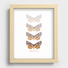 Ranchman's Tiger Moth Recessed Framed Print