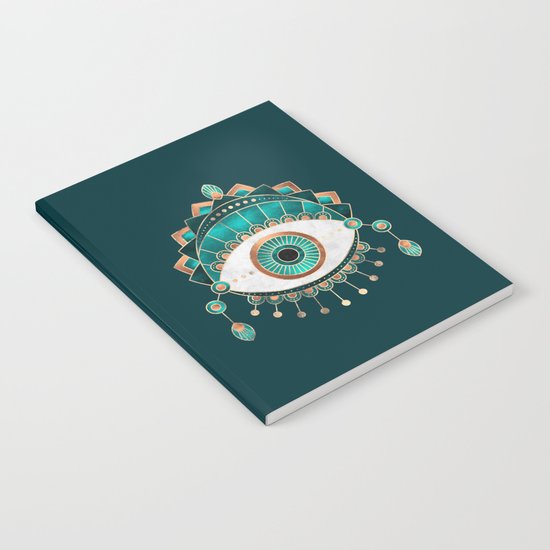 Teal Eye Notebook