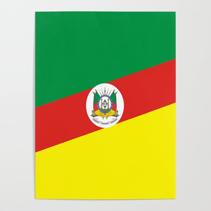 flag of rio grande do sul Poster