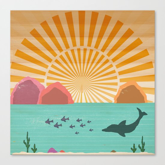 Ocean View Canvas Print