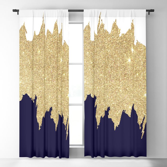 curtains for a navy blue master bedroom