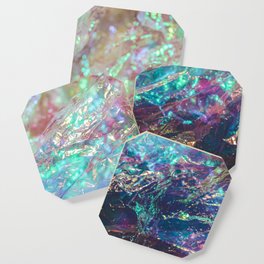 Prismatic Iridescent Cellophane VII Coaster