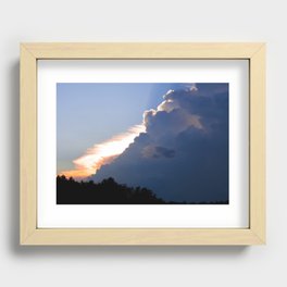 Clouds No.2   -  Sunset Recessed Framed Print