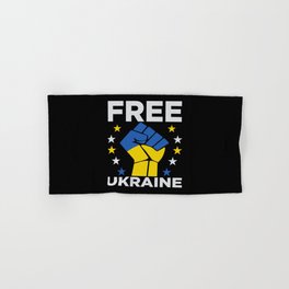 Free Ukraine Stop War Hand & Bath Towel