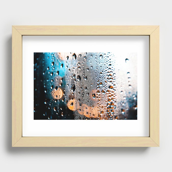 Rainy Days Recessed Framed Print