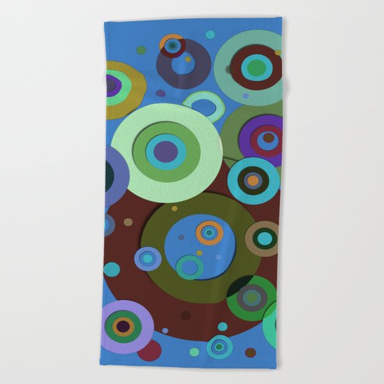 Op Art #9 Beach Towel