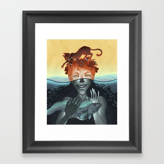 Dinner for Two Framed Art Print