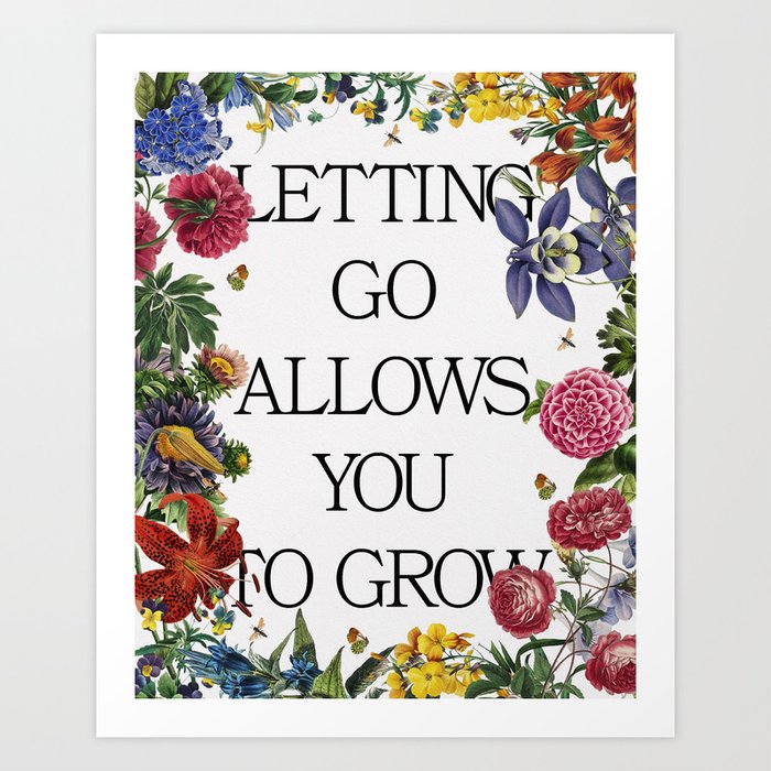 Letting Go Art Print by Mlgrs Design | Society6