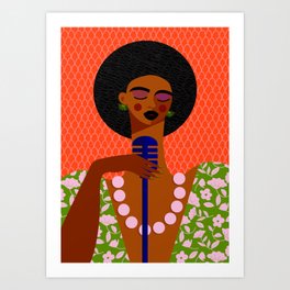 Jazz Art - A Soulful Serenade Art Print