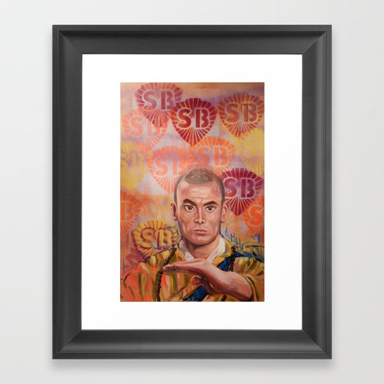 Stop Biting pt.1 Framed Art Print