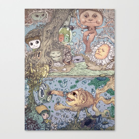 Mind Friend of Imaginations 2 Canvas Print