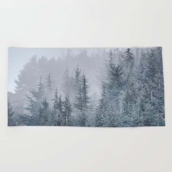 Early moorning... Into the woods Beach Towel