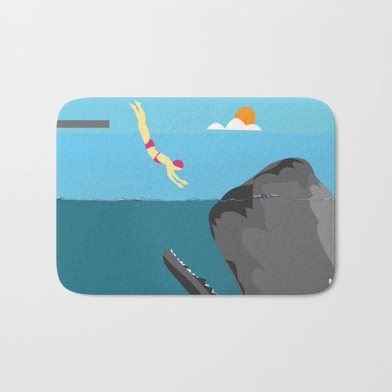 minimal Bath Mat