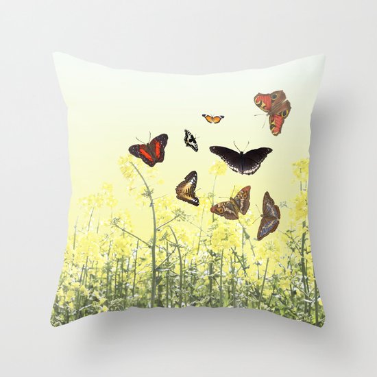 Fields of gold Throw Pillow
