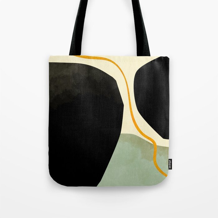 shapes organic mid century modern Tote Bag