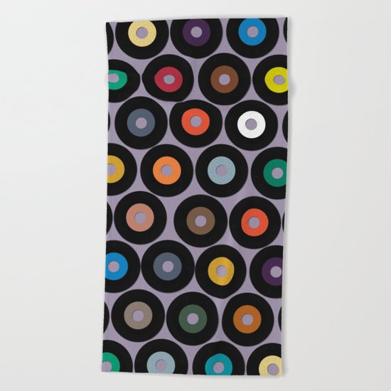 VINYL lilac Beach Towel