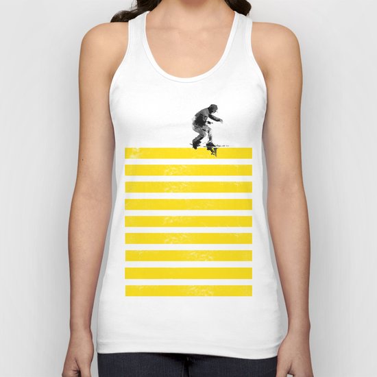 Slide on stripes Unisex Tank Top