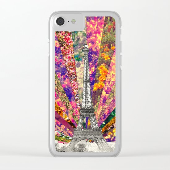 Vintage Paris Clear iPhone Case