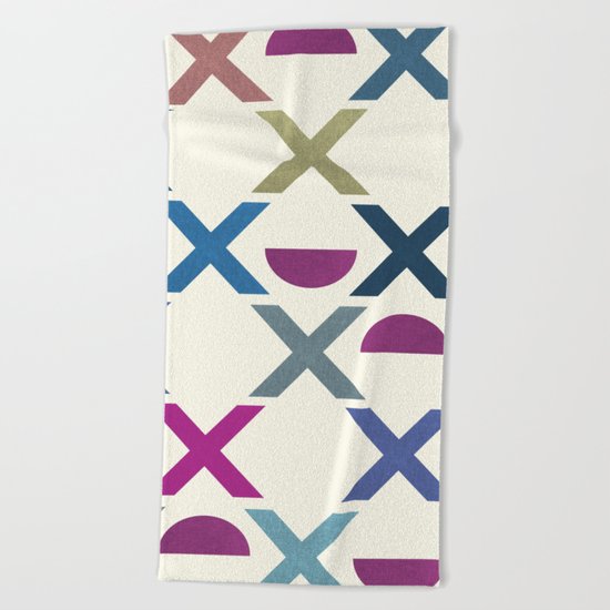 Abstract Unique Pattern Beach Towel