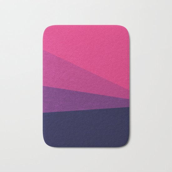 Stripe VII Ultraviolet Bath Mat