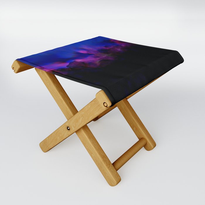 Dream and black clouds Folding Stool