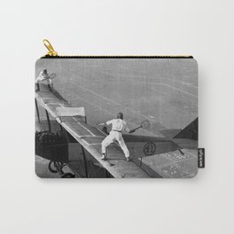 Tennis Players In Flight Gladys Roy And Ivan Unger Carry-All Pouch