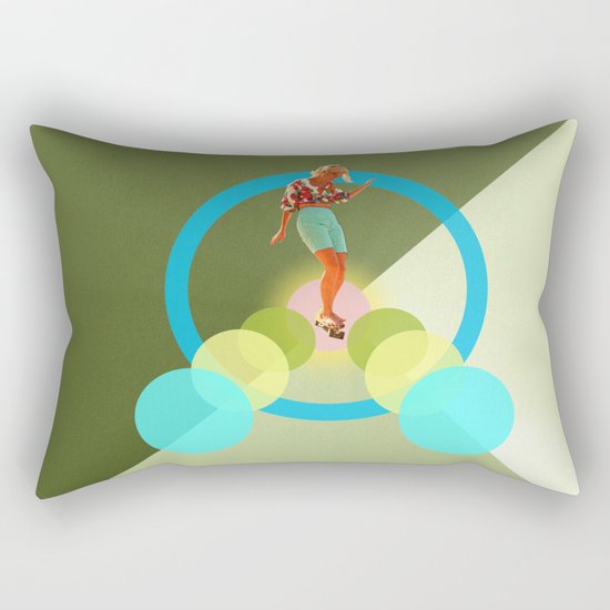 Skate for peace Rectangular Pillow